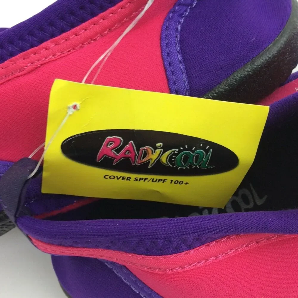 Kids Radicool Water Shoes Size 2 Aqua SocksPurple Pink